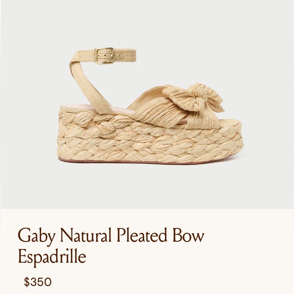 NWT Loeffler Randall espadrilles size 8